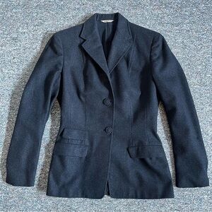 Vintage Black Women's Wool Blazer